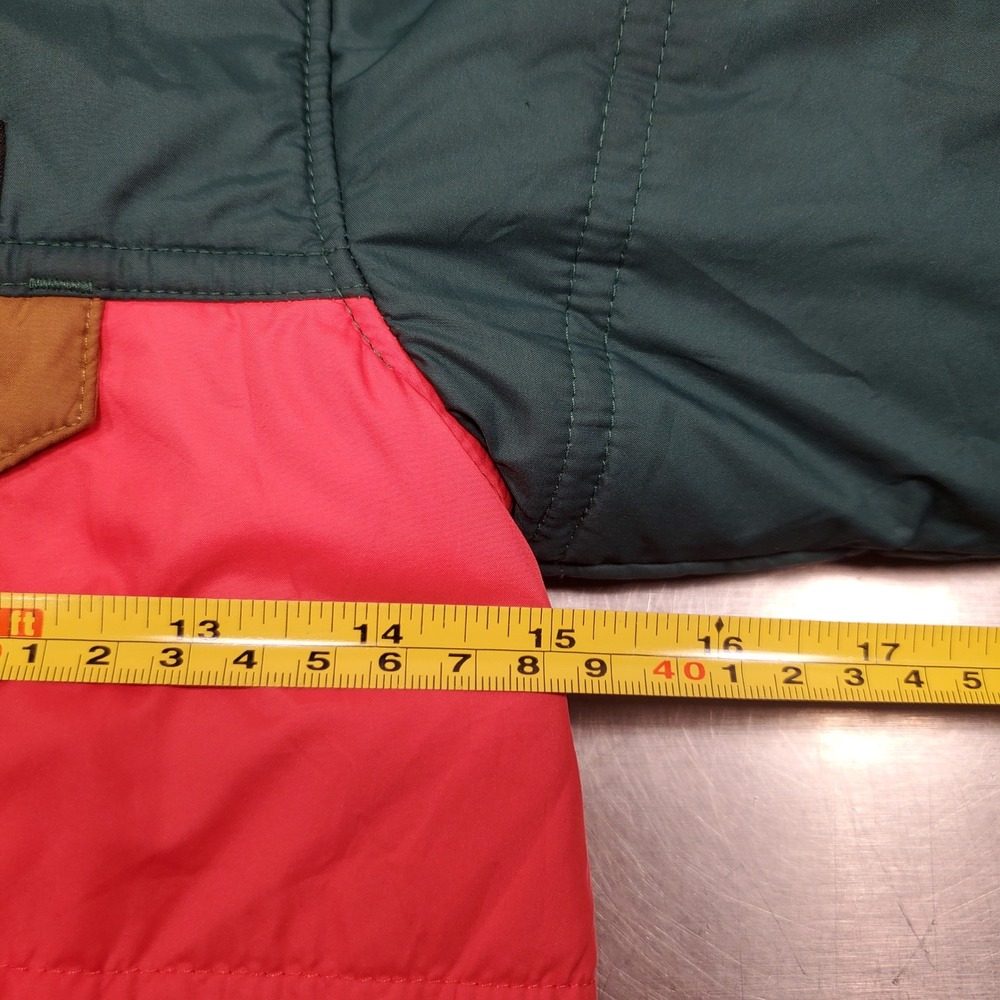 Patagonia Toddler Boys 5T Reversible Tribbles Jacket Green Pink Colorblock - Picture 4 of 9